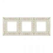 Рамка на 3 поста гор./верт., цвет bright decape