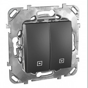 Выключатель  для жалюзи  SE Unica Top, графит
