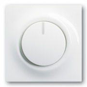 Накладка светорегулятора ABB impuls альпийский белый (6540-74)