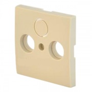Накладка розетки TV+FM+SAT 2(3)  (бежевый) LK60
