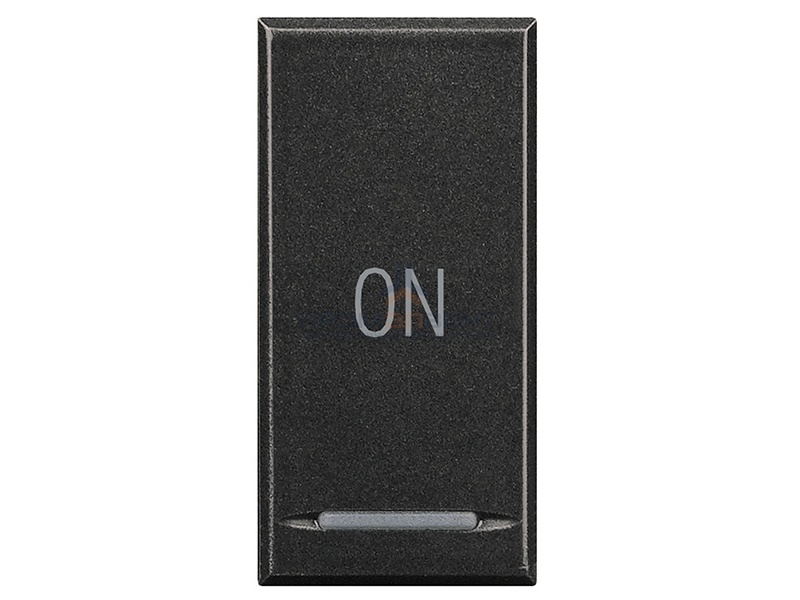 Axolute Клавиши с символами для системы автоматизации для 1 функции - 1 модуль, ON, цвет антрацит