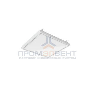 Светодиодный светильник "ВАРТОН" IP54 медицинский накладной 595*595*55 мм с опаловым рассеивателем 36 ВТ 6500К с функцией аварийного освещения