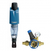 Фильтр тонкой очистки промывной BWT Infinity M - 1" (НР/НР, PN16, Tmax 30°C, с редуктором)