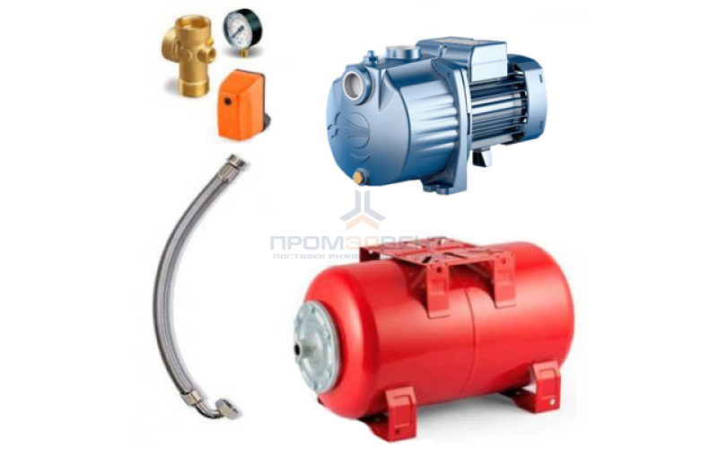 Насосная станция Pedrollo HYDROFRESH 3Cpm 60C-50 CL - 0,37 кВт (Qmax 70 л/мин, 1x230В)