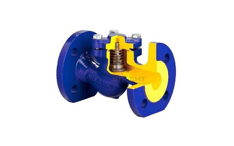 Клапан обратный подьемный Zetkama 287F - Ду200 (ф/ф, PN40, Tmax 300°C, исполнение №31)