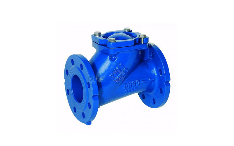 Клапан обратный шаровой GENEBRE 2453 - Ду100 (ф/ф, PN16, Tmax 80°C, чугун)