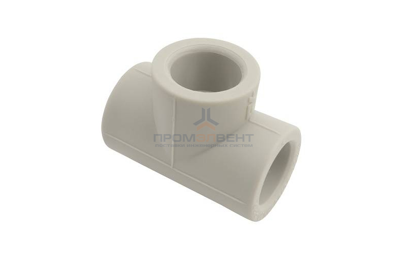 Тройник FV-Plast - 63 (для полипропиленовых труб под пайку, цвет серый)