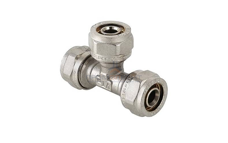 Тройник VALTEC VTm.331 - 32 (винтовой, для металлопластиковых труб)