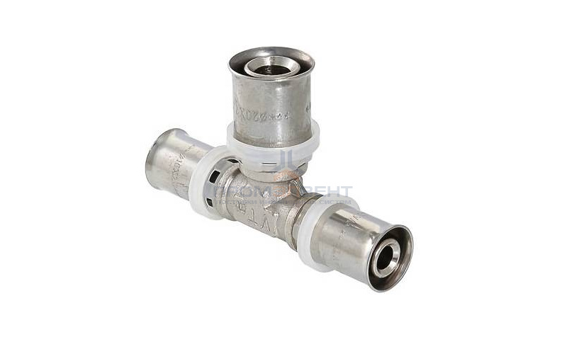 Тройник переходной VALTEC VTm.231 - 26 x 20 x 20 (прессовой, для металлопластиковых труб)