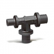 Тройник переходной Varmega Slide-fit - 20 x 16 x 16 (для труб из сшитого полиэтилена)