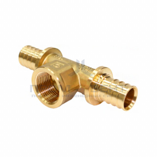 Тройник с переходом на внутреннюю резьбу STOUT - 32 x 1" (для труб из сшитого полиэтилена)