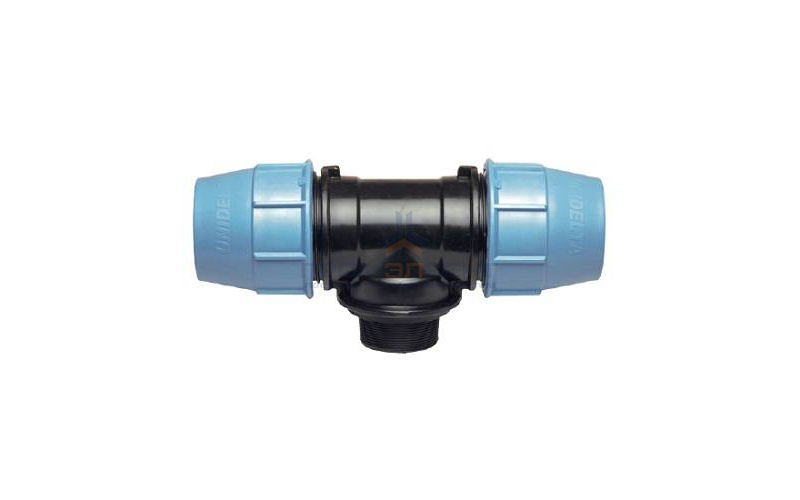 Тройник с переходом на наружную резьбу UNIDELTA 1010 - 75 x 3