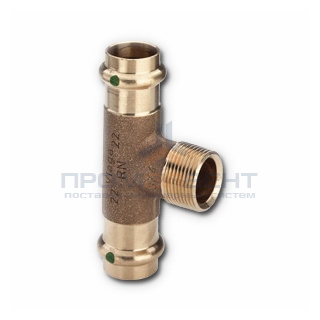 Тройник с переходом на наружную резьбу Viega G3 Sanpress 2217.1 - 54 x 1"