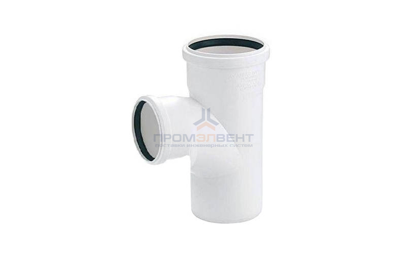 Тройник с уменьшенным отводом на 87° REHAU RAUPIANO PLUS - 110 x 75 (для внутренней канализации)