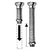 Удлинитель трубный из нержавеющей стали Meibes Inoflexi Ду20 (3/4" x 3/4") 70-140 мм
