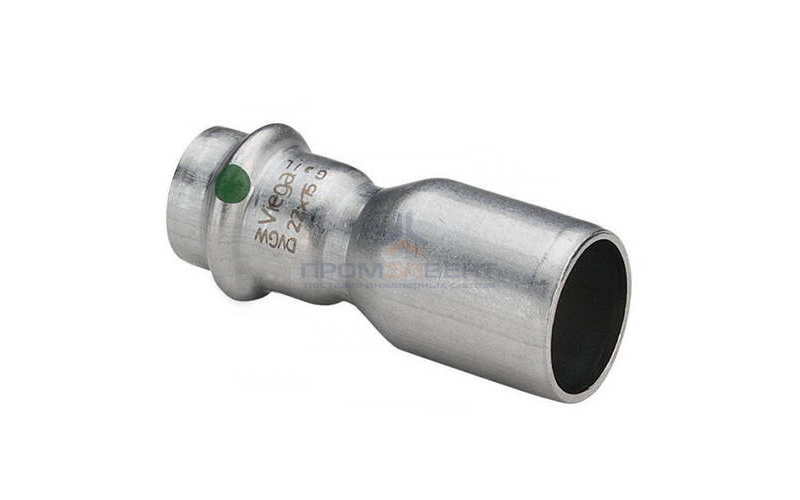 Муфта Viega Sanpress Inox 2315.1 - 54 x 35 (нержавеющая сталь)