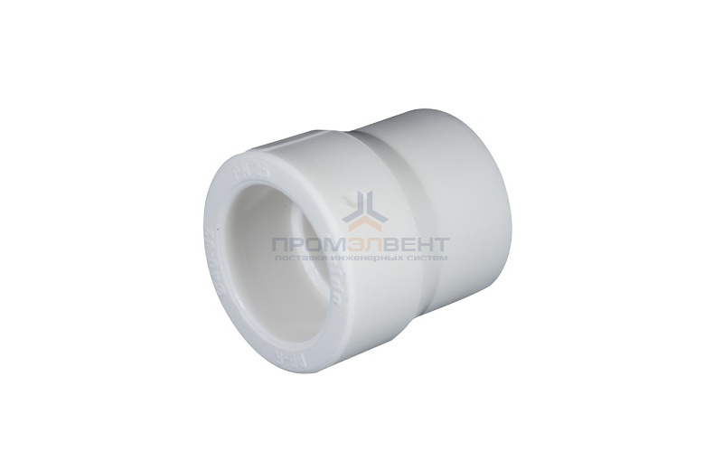 Муфта редукционная KALDE - 63 x 40 (для полипропиленовых труб под пайку, цвет белый)