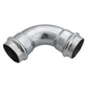 Отвод 90° Conex Banninger PC 5002 - 54 (оцинкованная сталь)