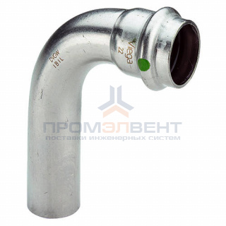 Отвод 90° Viega Sanpress Inox 2316.1 - 54 (нержавеющая сталь)