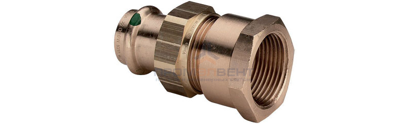 Переход на внутреннюю резьбу разъемный Viega G3 Sanpress 2262 - 22 x 1