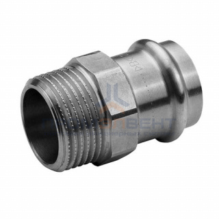 Переход на наружную резьбу Conex Banninger PC 4243G - 35 x 1"1/4 (оцинкованная сталь)