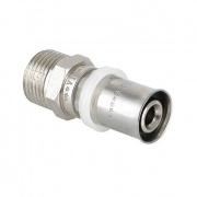 Переход на наружную резьбу VALTEC VTm.201 - 40 x 1" (прессовой, для металлопластиковых труб)