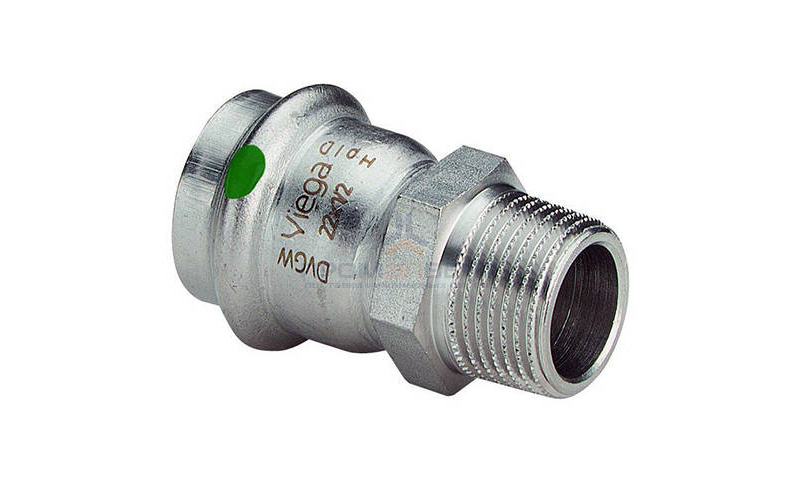 Переход на наружную резьбу Viega Sanpress Inox 2311 - 28 x 3/4