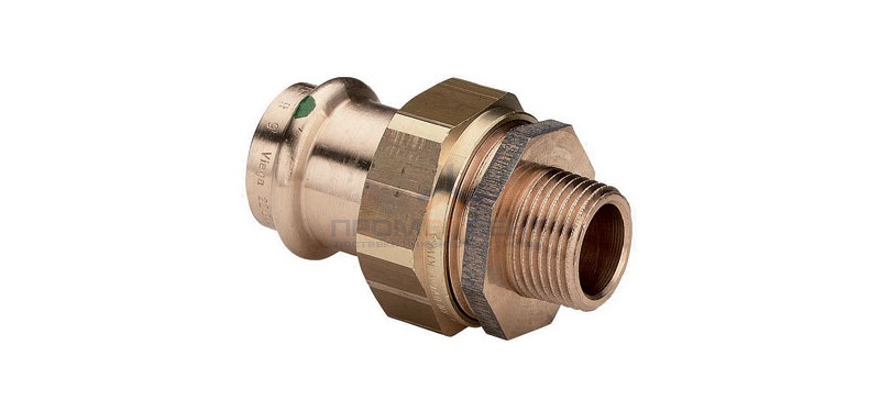 Переход на наружную резьбу разъемный Viega G3 Sanpress 2265 - 22 x 3/4