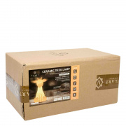 18-107 Светильник декоративный, настольный, "Жираф", керамический, Е14 25Вт, 220В, размер: 18*14.5*29.8 см.