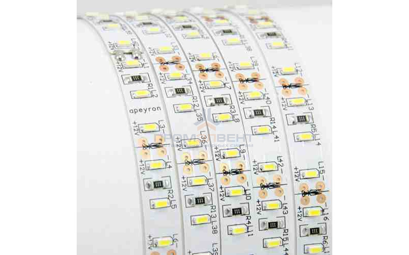 LSE-158 Светодиодная лента, 12В, 14,4Вт/м, smd5050, 60д/м, IP20, ширина подложки 10мм, 5м, RGB