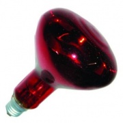 Лампа инфракрасная ИКЗК R127 250W 215-225V E27 красная