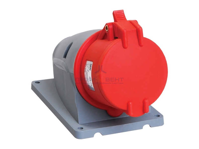 Розетка стационарная ССИ-125 32А-6ч/200/346-240/415В 3Р+РЕ+N IP44 MAGNUM ИЭК