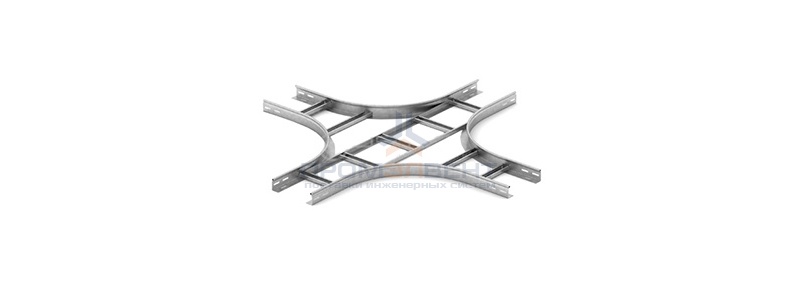 Крестообразный разветвитель для лестничного лотка НЛО 200х50х3000 OSTEC