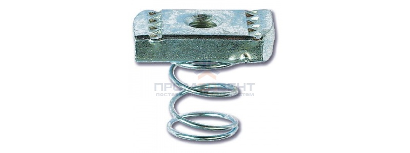 Гайка для подвешивания профиля (с пружиной) М12х40