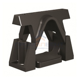 Кабельный держатель для крепления в треугольник, д. 35-55 мм