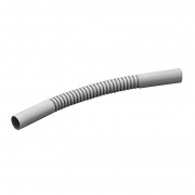 Поворот гибкий гофрированный для труб ПВХ d20мм [уп. 35шт]