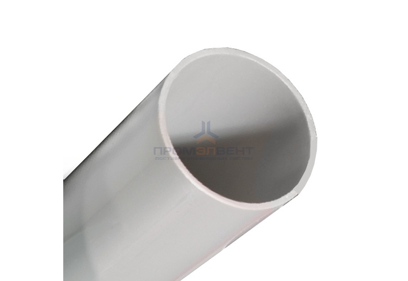 Труба ПВХ жёсткая гладкая DKC д.20мм, лёгкая, цвет серый [2м/шт, уп.50м]