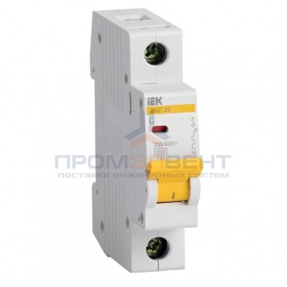 Автоматический выключатель ВА47-29 1Р 25А 4,5кА характеристика С ИЭК (автомат)
