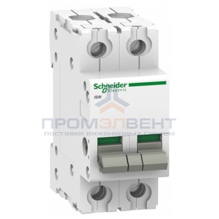 Выключател нагрузки iSW Acti 9 Schneider Electric 2П 125A (модульный рубильник)