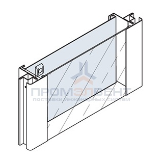 Дверь секционная, внутренняя, В400мм Ш800мм
