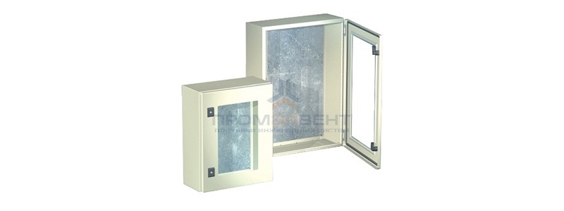 Навесной шкаф CE, с прозрачной дверью, 700 x 500 x 200мм, IP55