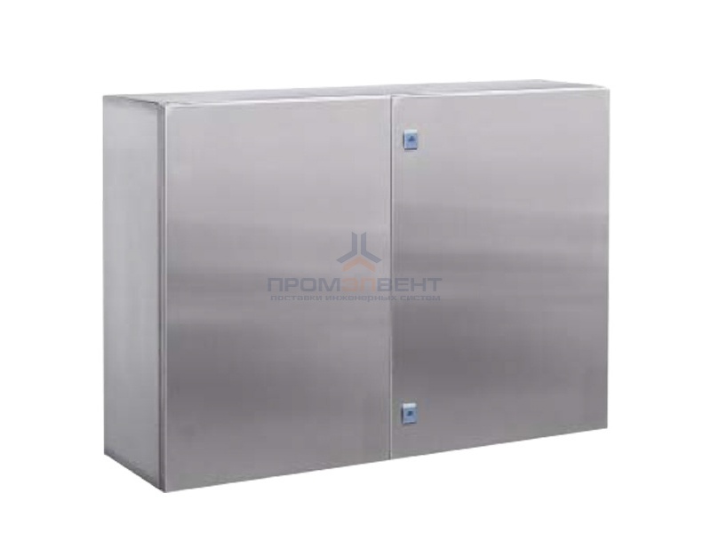 Навесной шкаф CE из нержавеющей стали (AISI 304), двухдверный, 1000 x 1000 x 300мм, без фланца