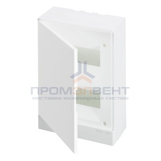 ABB Basic E Бокс настенный 16М белая непрозрачная дверь (с клеммами)