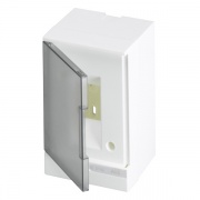 ABB Basic E Бокс настенный 2М серая прозрачная дверь (без клемм)