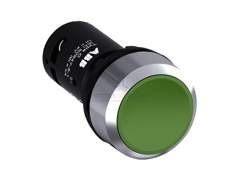 Кнопка ABB CP2-30G-10 зеленая с фиксацией 1HO