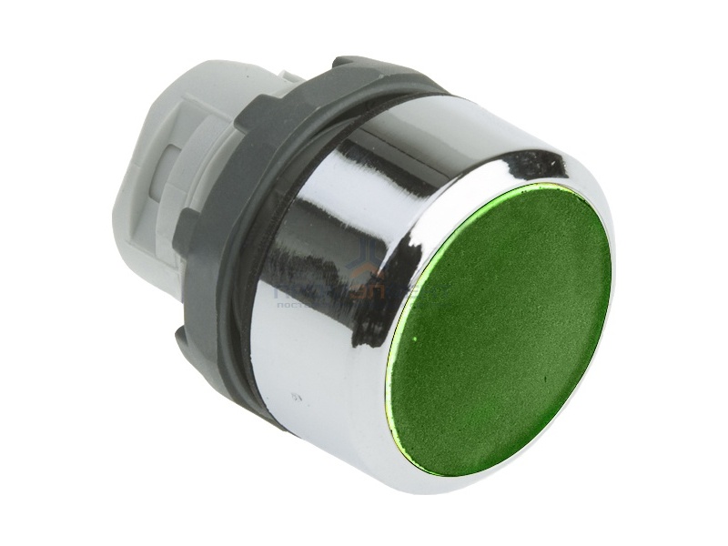 Кнопка ABB MP1-21G зеленая (только корпус) с подсветкой без фиксации